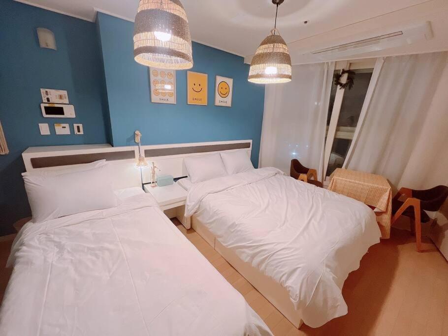 Haeundae Beach Stay #2Min Walk #2Beds Busan Bagian luar foto